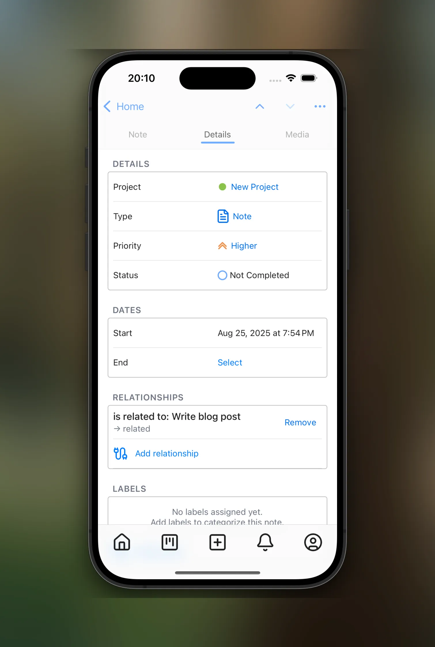 Mobile App Detail Screenshot